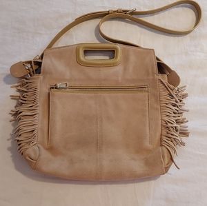 Maje M Suede Fringed Crossbody